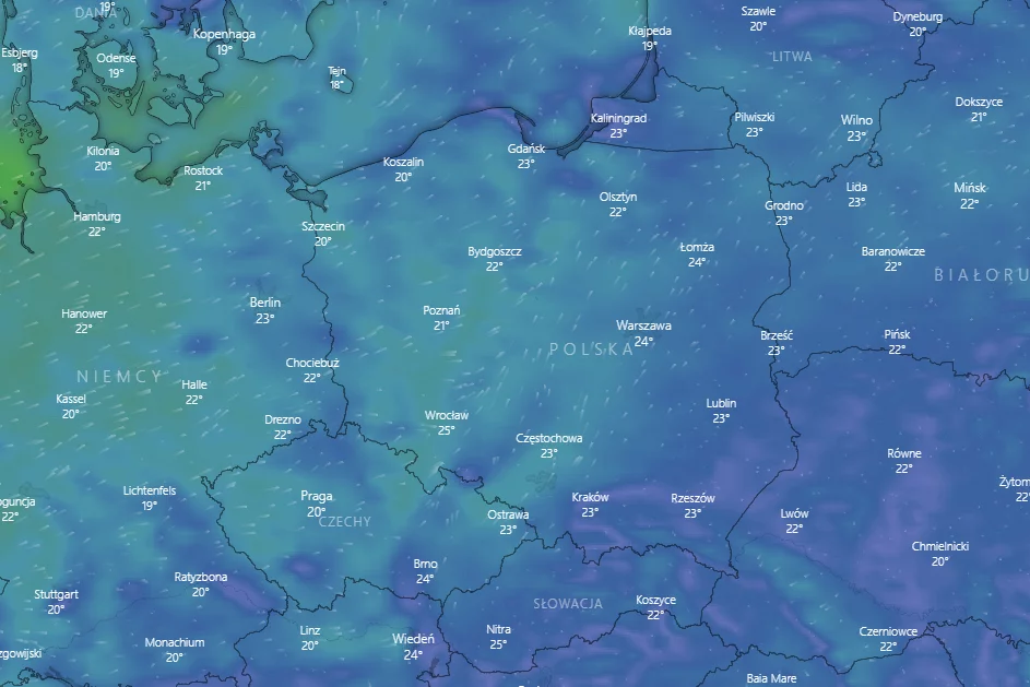 Pogoda w weekend nie będzie nas rozpieszczać. Czekają nas deszcze i burze.