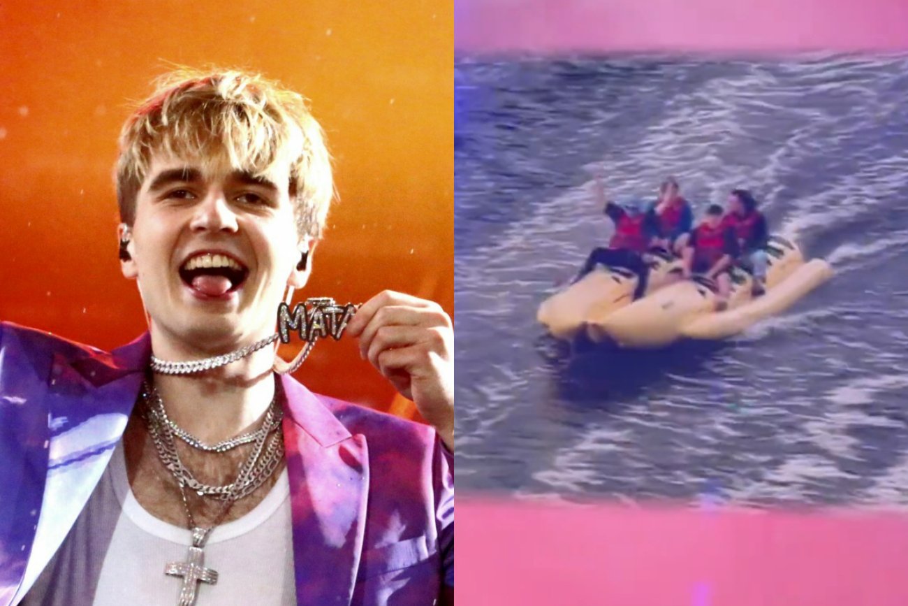 Mata dał czadu podczas koncertu w Gdańsku. Przypłynął na niego pontonem w kształcie banana. Mata dał czadu podczas koncertu w Gdańsku. Przypłynął na niego pontonem w kształcie banana.