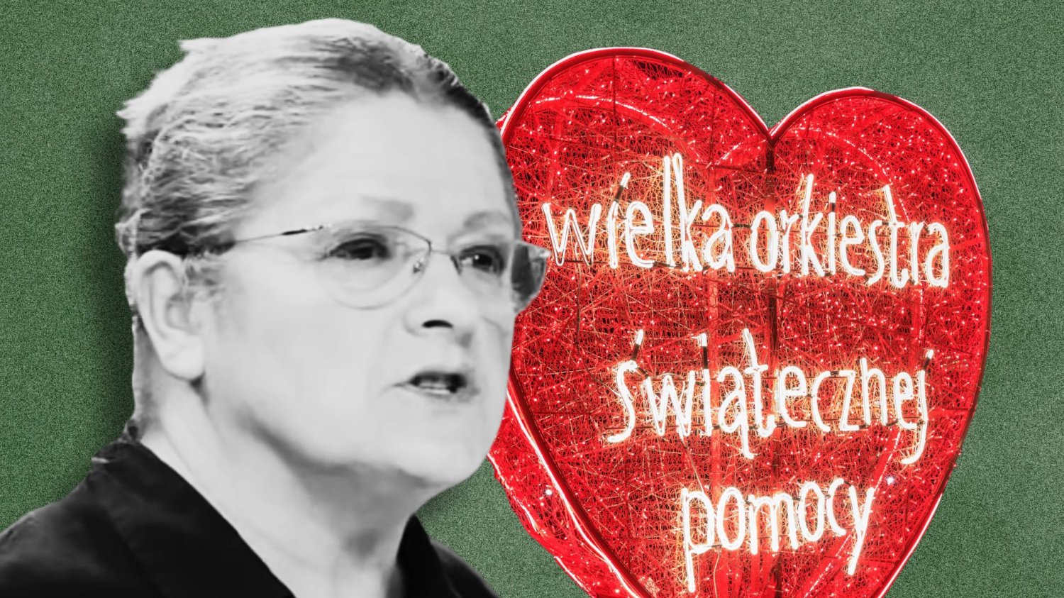 Wolontariusze WOŚP kontra Krystyna Pawłowicz Krystyna Pawłowicz i WOŚP