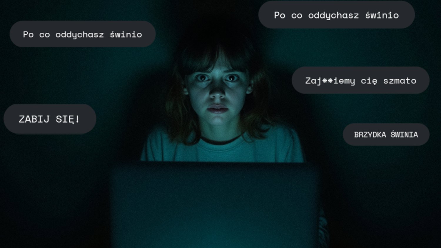 Coraz częściej nastolatkowie zakładają hejtgrupy. Nawet 
siedmioletnie dzieci aktywnie korzystają z serwisów internetowych, a jedną z najczęściej odwiedzanych domen, są strony pornograficzne.