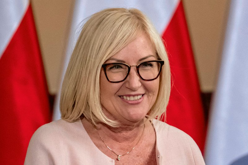 Na konferencji w Opolu padło parę niewygodnych pytań. Rzeczniczka rządu Joanna Kopcińska po prostu je zignorowała.