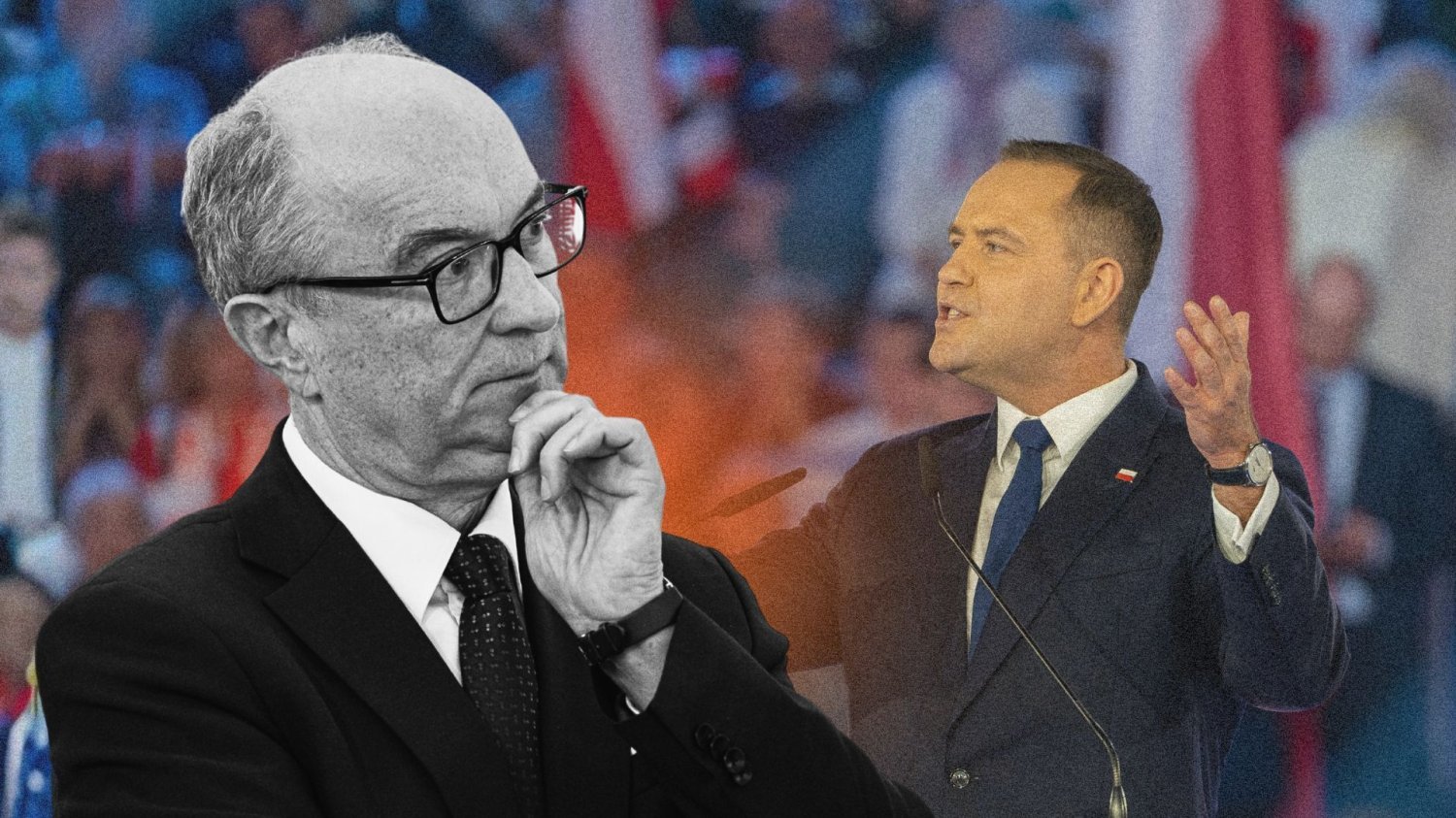 Czarzasty o Polexicie. Wymienił "szaleńca" i prezydenta w jednym szeregu. Czarzasty, Nawrocki