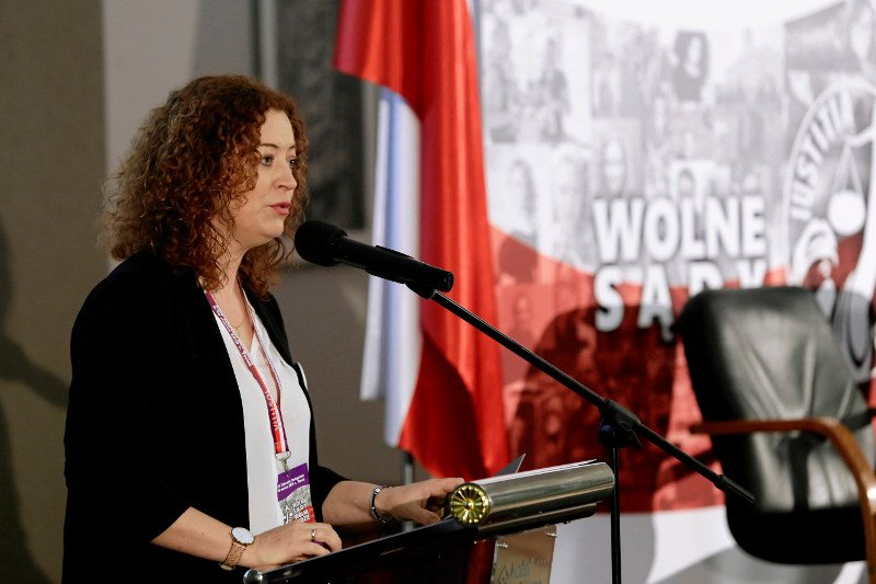 Olimpia Barańska-Małuszek, sędzia z Gorzowa: "My sędziowie 2020 nie protestowaliśmy, bo nas mamy nie puściły, rano do żłobka trzeba było iść".