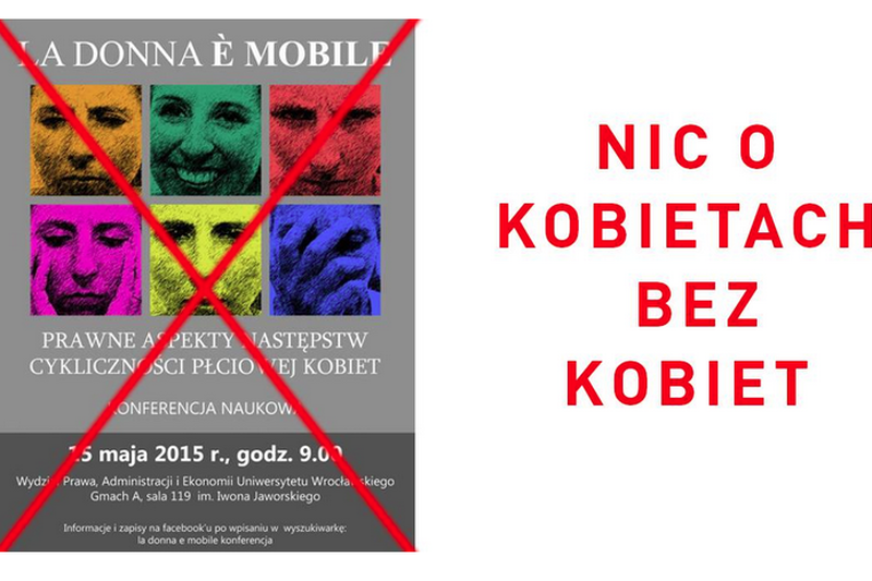 Na Uniwersytecie Wrocławskim odbędzie się "antykobieca konferencja" – pisze "Codziennik Feministyczny"