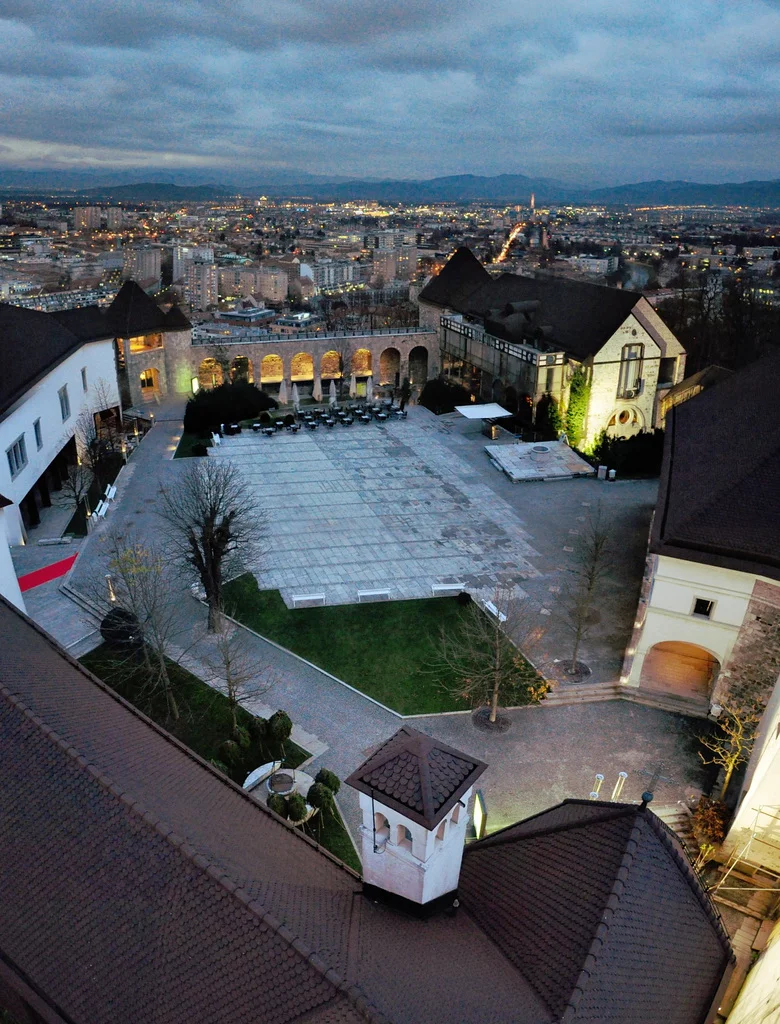 Widok z Zamku w Lublanie