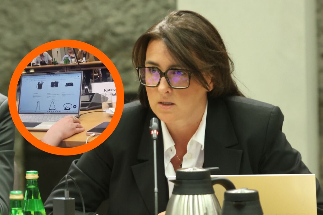 Nie do wiary, co robiła doradczyni podczas przesłuchania Bejdy. Chyba bardzo się nudziła...