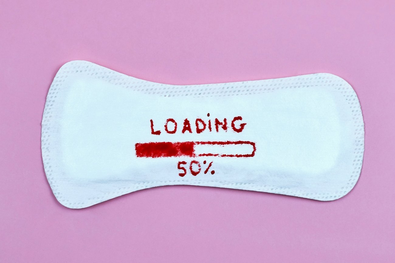 Podpaska na miesiączkę.