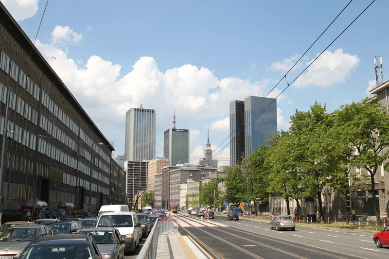Wizualizacja nowej inwestycji w panoramie centrum Warszawy