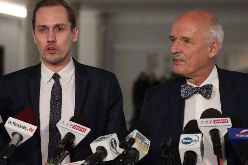 Konrad Berkowicz naśladuje Janusza Korwin-Mikkego. Długo mówiło się o tym, że to on zresztą będzie jego następcą.