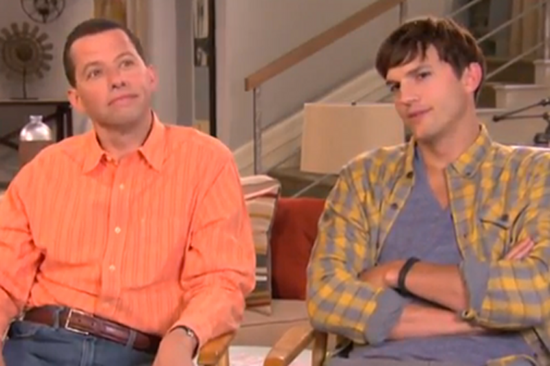 Jon Cryer oraz Ashton Kutcher z "Dwóch i pół".