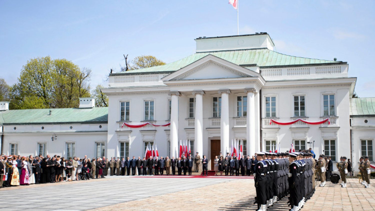 Belweder przed dwa dni lipca będzie udawał Buckingham Palace.