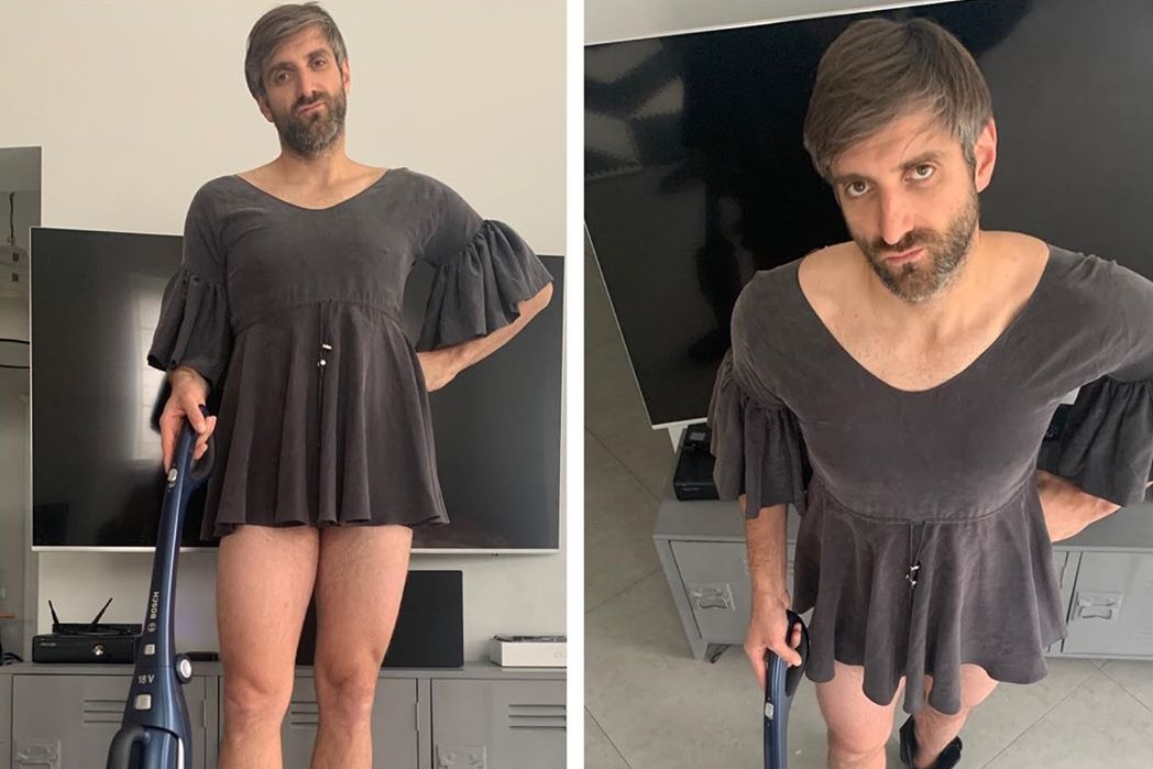 Maciej Dowbor wrzucił do sieci zdjęcie, na którym jest w sukience. Nie wszystkim to się spodobało