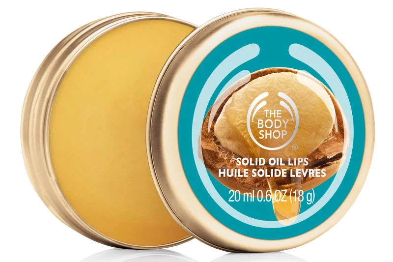 Balsam z olejem arganowym Argan Solid Oil Lips The Body Shop
