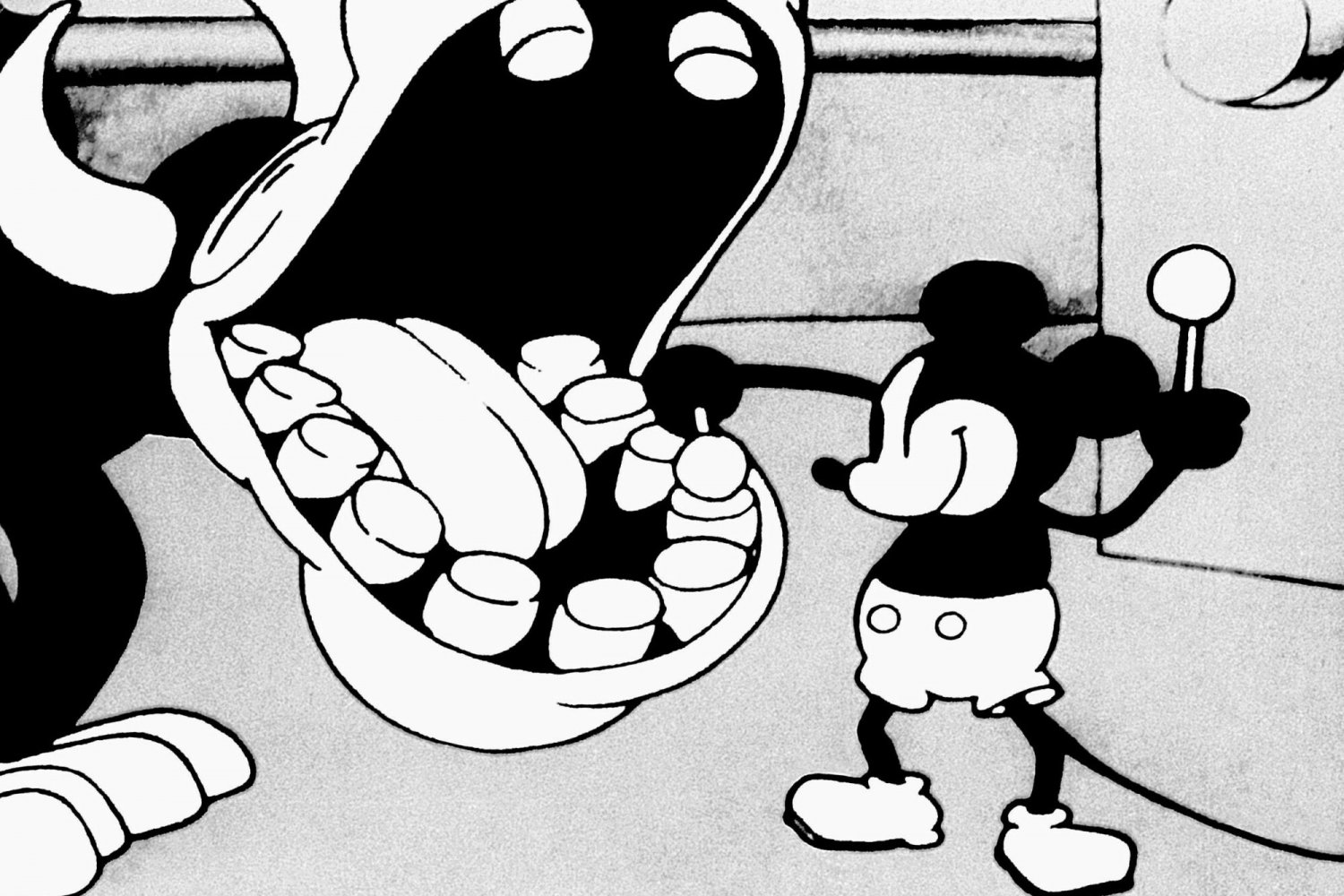 Myszkę Miki można było zobaczyć także w innej wersji w "Steamboat Willie" w 1928 roku.