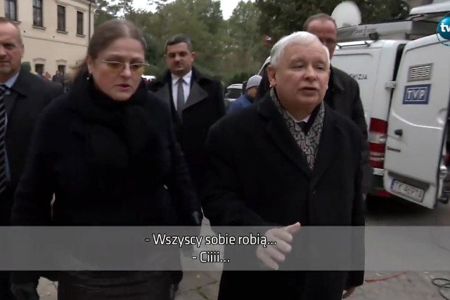„Ćśś” – prezes Kaczyński ucisza posłankę Pawłowicz, która skarży się na zrywanie jej plakatów wyborczych