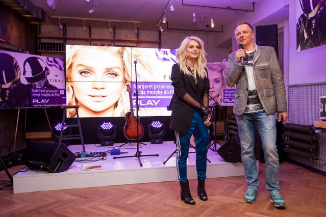 Margaret i Grzegorz Skowron-Moszkowicz podczas konferencji z Bazarze Kocha.