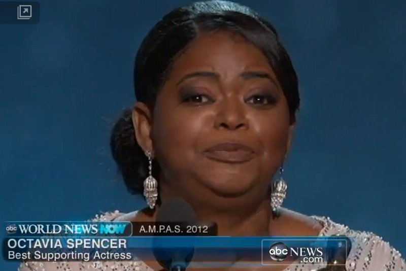 Zwyciężczyni Oscara dla najlepszej drugoplanowej aktorki Octavia Spencer w materiale ABC World News