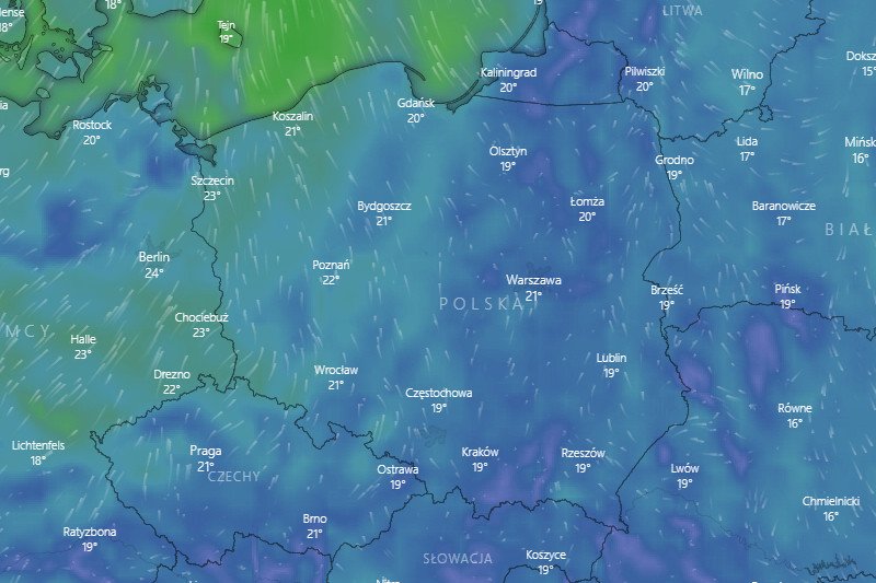 W niedzielę w wielu rejonach kraju spodziewać się można burz, a nawet gradobicia.