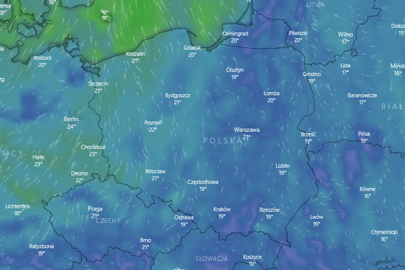W niedzielę w wielu rejonach kraju spodziewać się można burz, a nawet gradobicia.