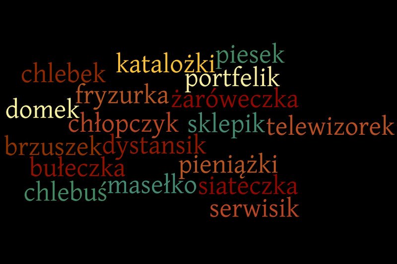 Dlaczego ludzie używają zdrobnień?