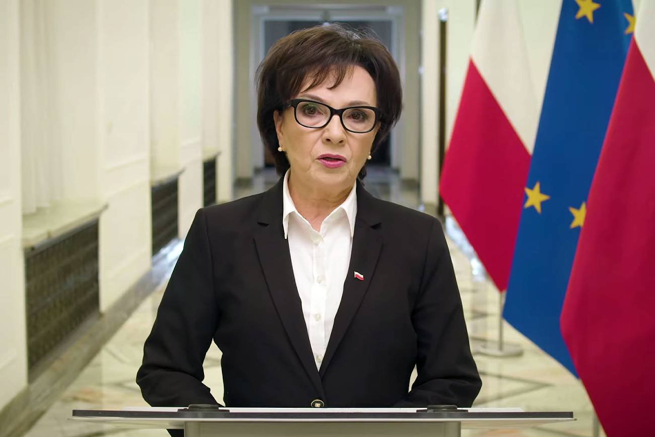 Marszałek Elżbieta Witek wygłosiła orędzie ws. sytuacji na granicy z Białorusią.