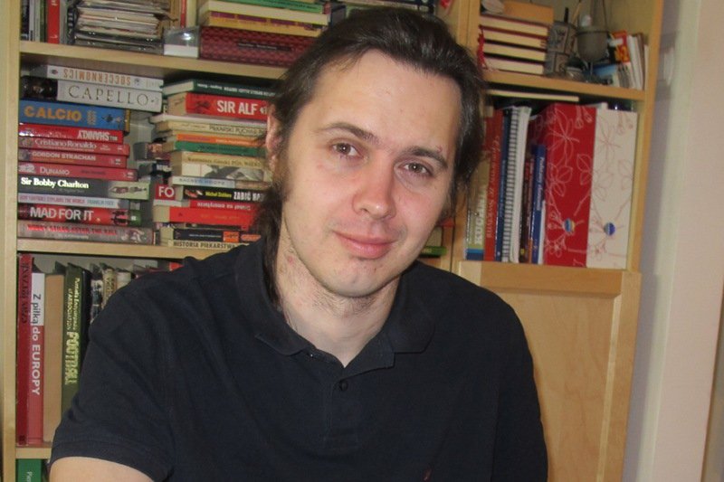 Marek Wawrzynowski, dziennikarz "Przeglądu Sportowego", autor książki "Wielki Widzew"