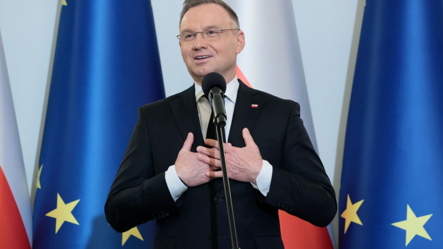 Prezydent Andrzej Duda przyłapany na nartach w Kluszkowcach