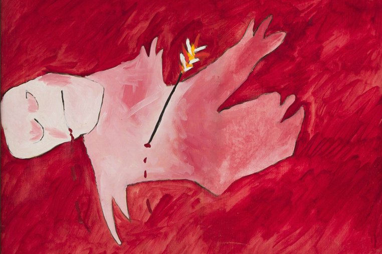 "Ja zastrzelony przez Indian", czyli autoportret Pawła Kowalewskiego z roku 1983