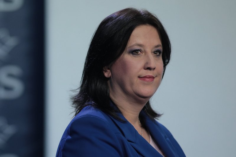 Anita Czerwińska musiała zmierzyć się z dziennikarzami.