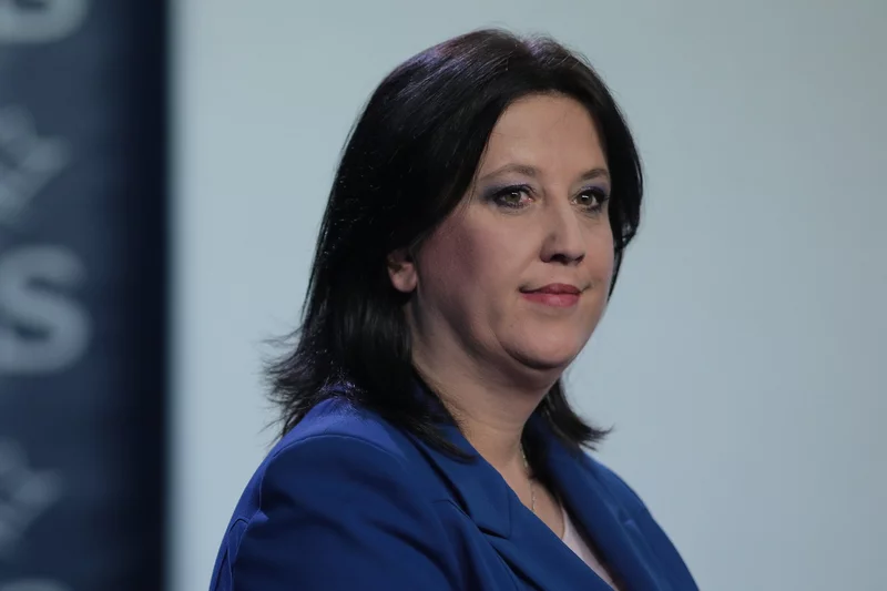 Anita Czerwińska musiała zmierzyć się z dziennikarzami.