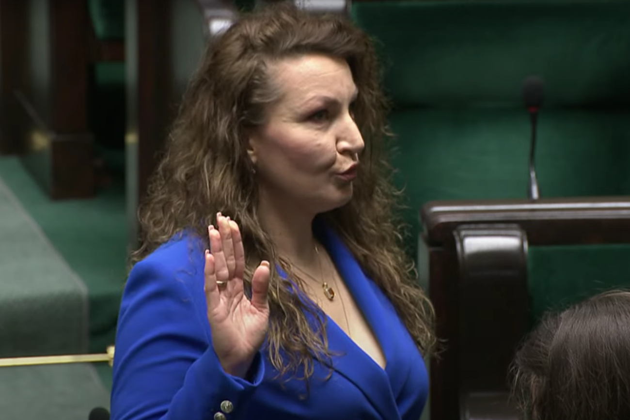 Monika Pawłowska już jest posłanką. W Sejmie nie zjawili się posłowie PiS