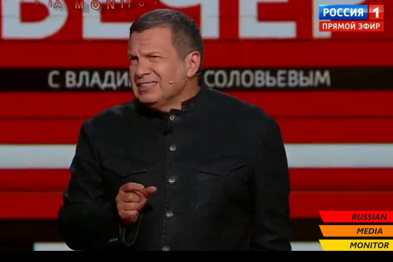 W rosyjskiej telewizji dyskutowano o "kolosalnej wojnie". Było też o Polsce