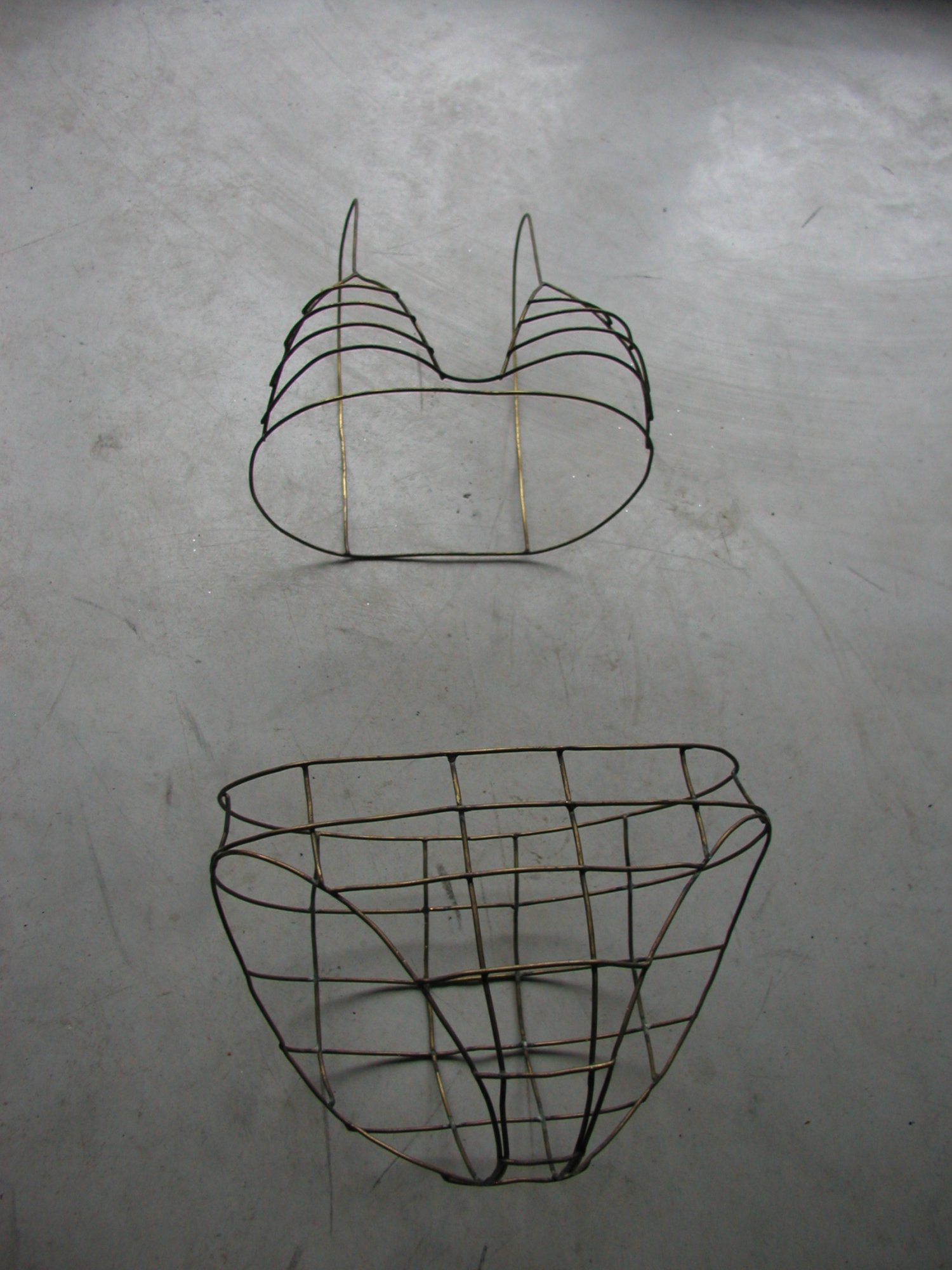 "BEACH", 2005, (today "femmage to Angelique Sloss", a women assaulted in France by five female attackers for wearing a bikini)