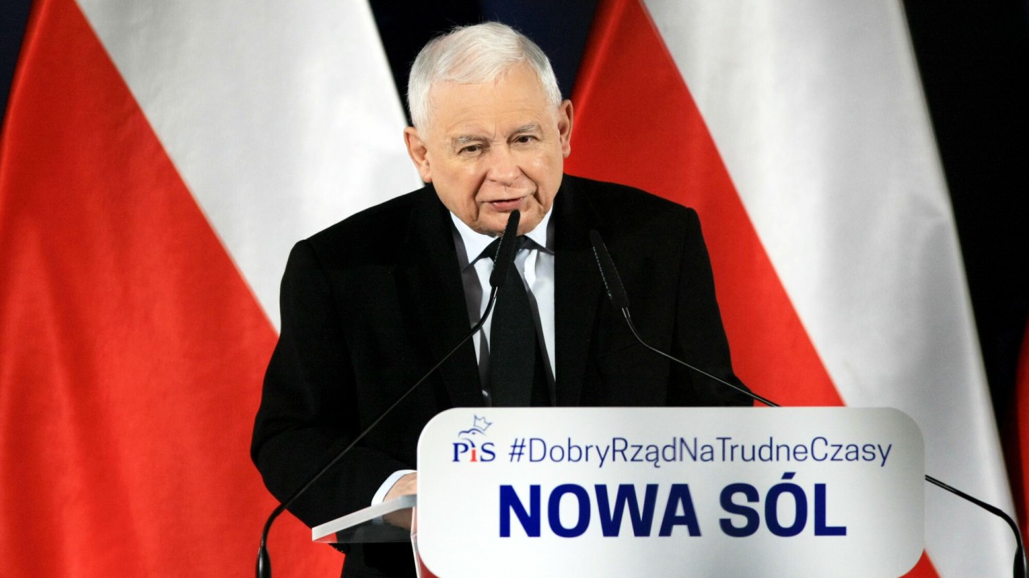 Jaroslaw Kaczynski podczas spotkania z mieszkańcami Nowej Soli po raz kolejny zaatakował lekarzy.
