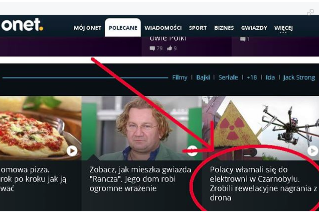 Polacy włamali się do elektrowni w Czarnobylu