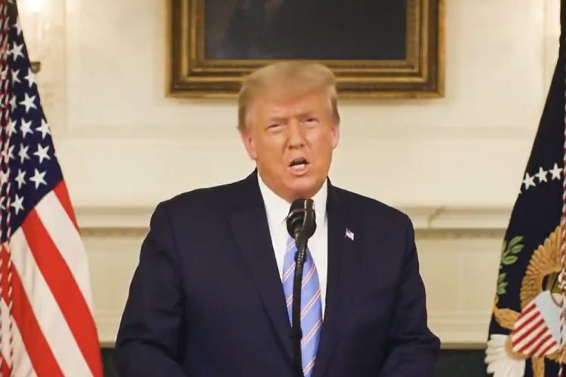 Donald Trump zamieścił nowe nagranie na Twitterze.