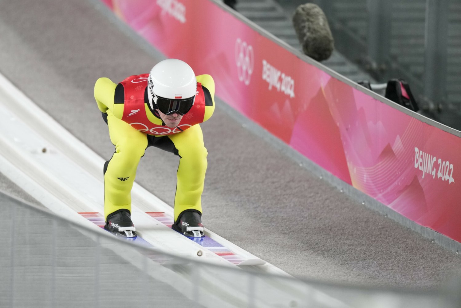 Piotr Żyła i jego koledzy z kadry nie kryli zachwytu skocznią olimpijską w Zhangjiakou