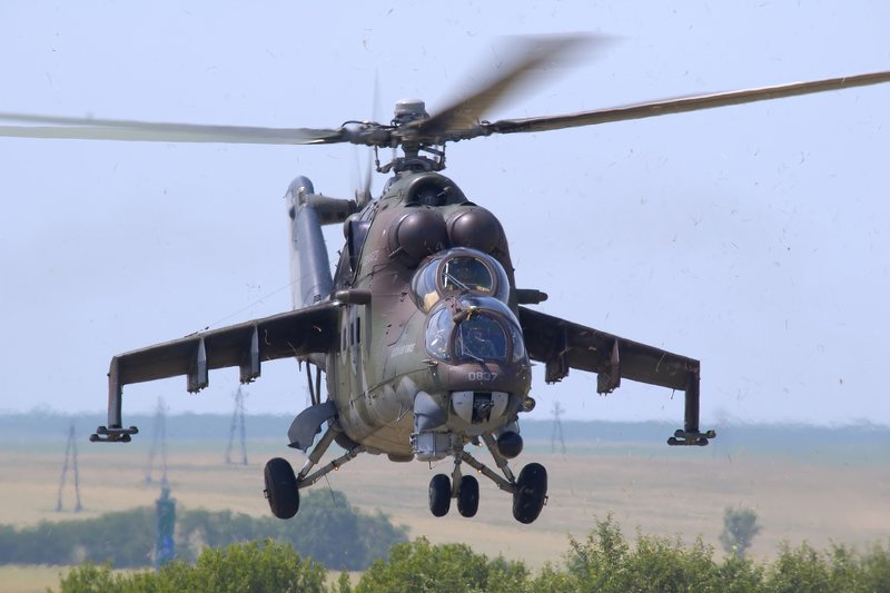 Ukraińska prokuratura podała, że członkowie Gwardii Narodowej handlowali "na lewo" śmigłowcami Mi-24.