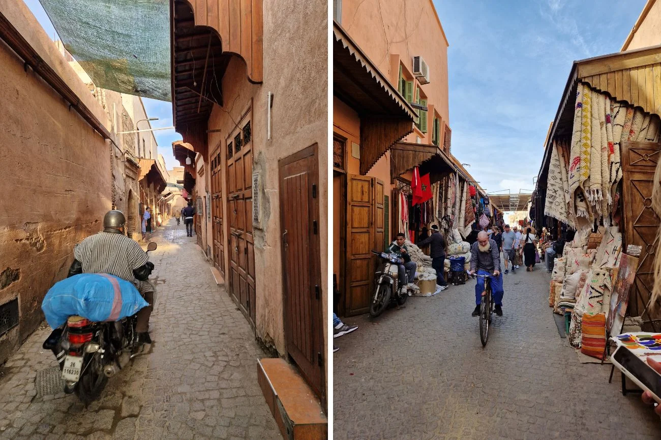 Życie codzienne w Marrakeszu Uliczki Marrakeszu
