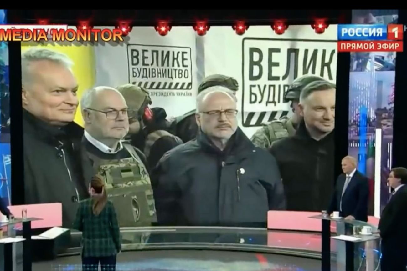 W odpowiedzi na utratę krążownika "Moskwa" eksperci i gospodarze rosyjskiej telewizji państwowej zastanawiali się nad tym, jak powinna wyglądać zemsta.