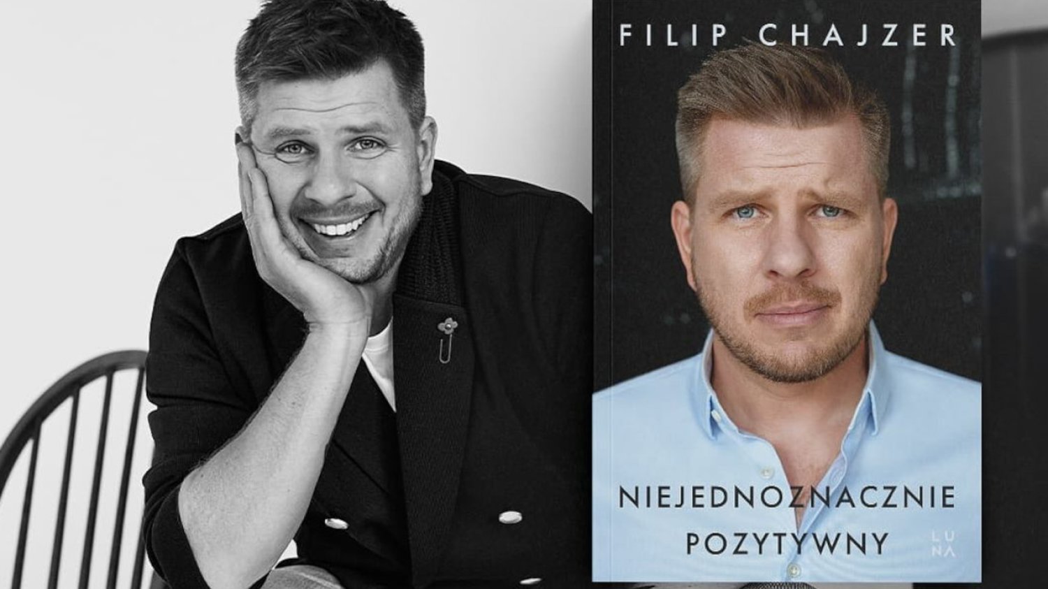 Książka "Niejednoznacznie pozytywny" Filipa Chajzera.