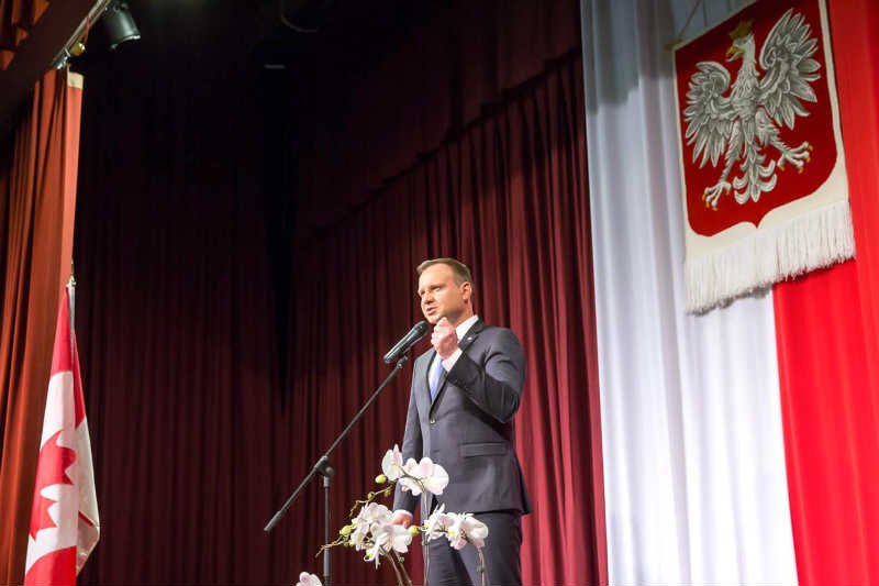 Andrzej Duda znowu uderza w mocny ton.