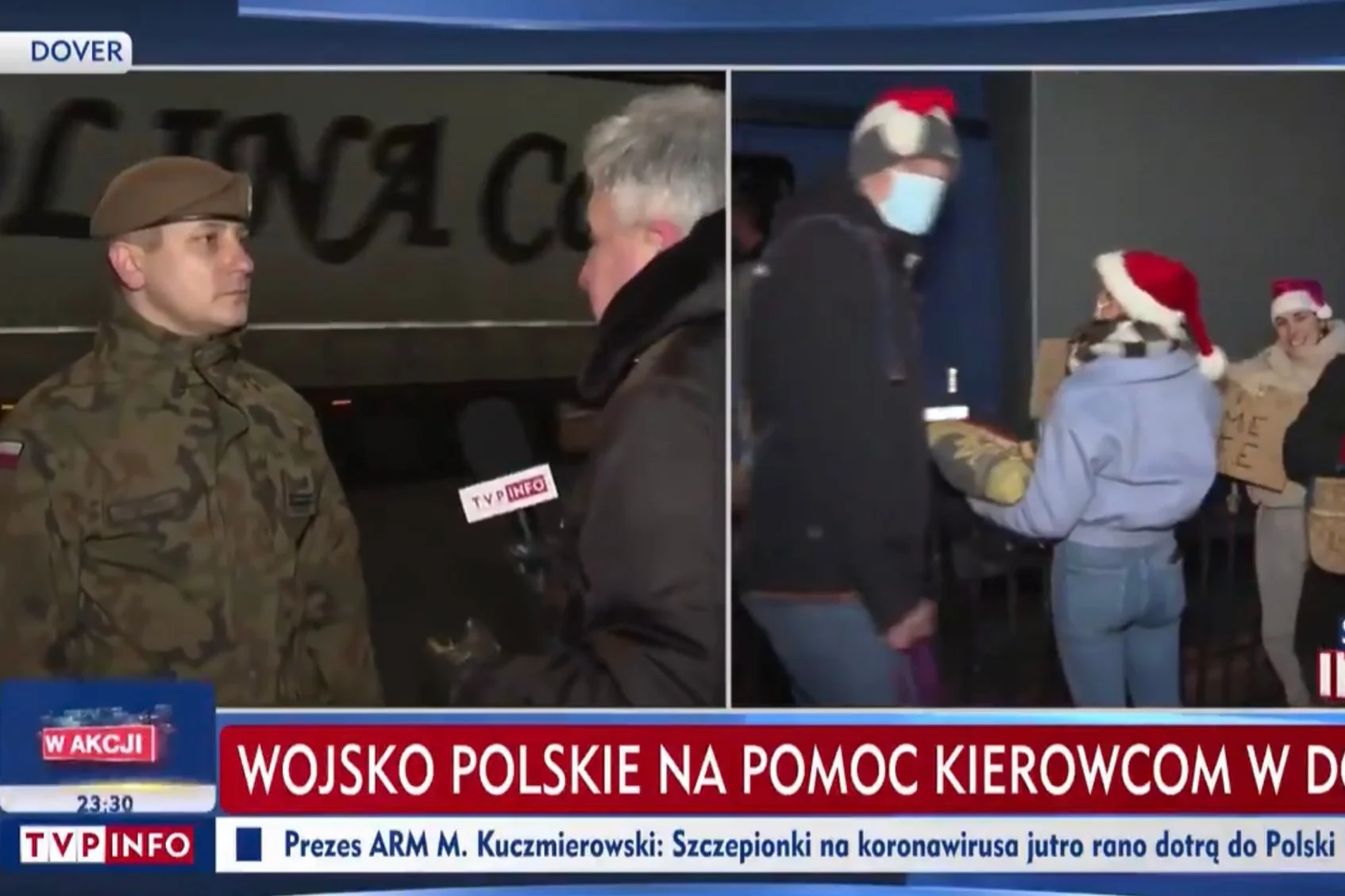 Korespondent TVP i major WOT złamali obostrzenia na Wyspach
