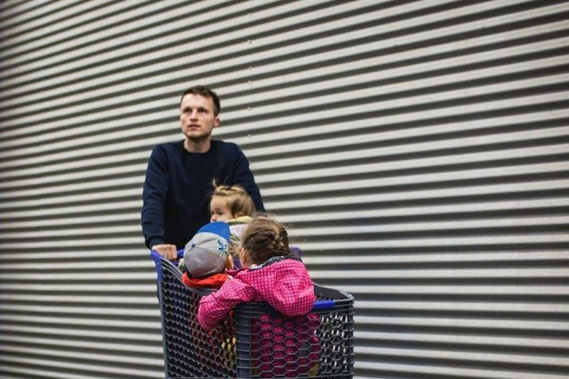 Kamil Pivot z dziećmi