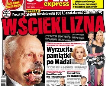 Fragment okładki "Super Expressu".