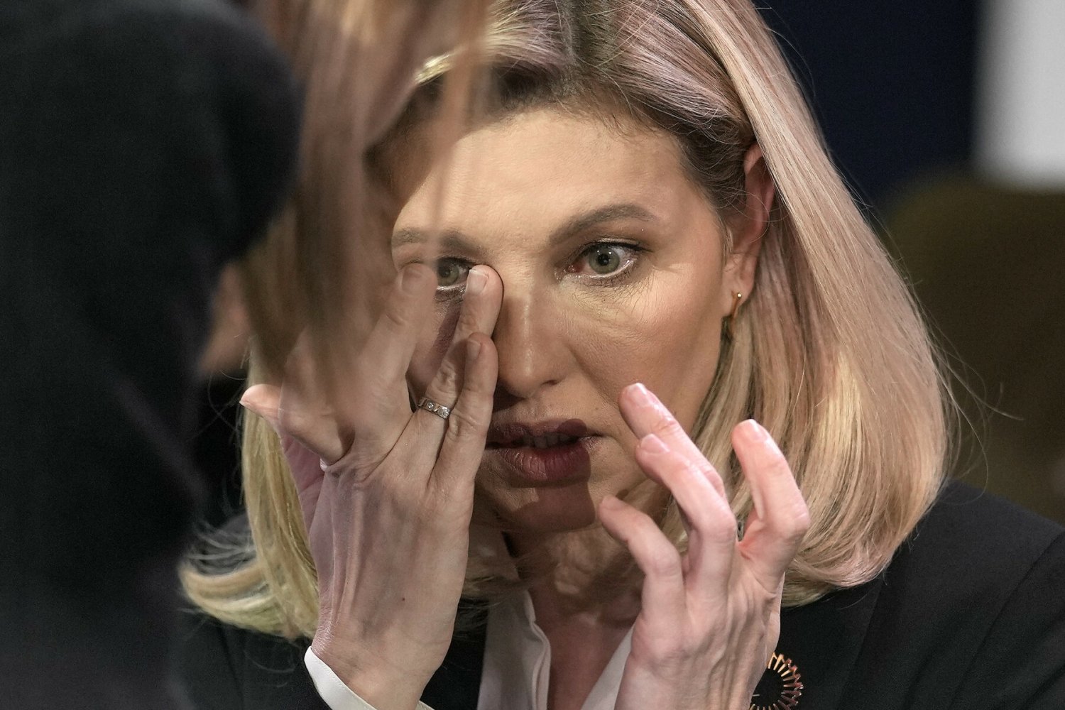 Olena Zełenska o katastrofie śmigłowca dowiedziała się w Davos