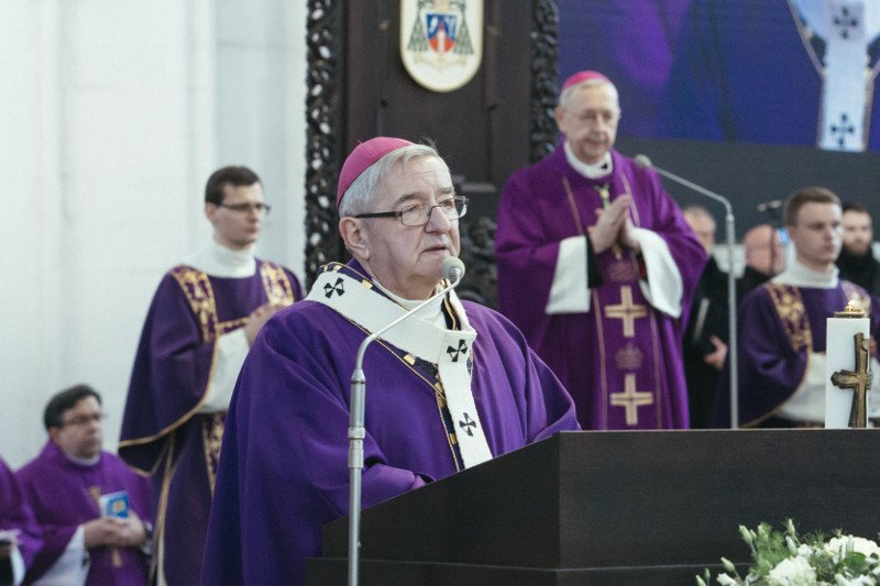 Abp Sławoj Leszek Głódź wygłosił homilii podczas mszy pogrzebowej Pawła Adamowicza.