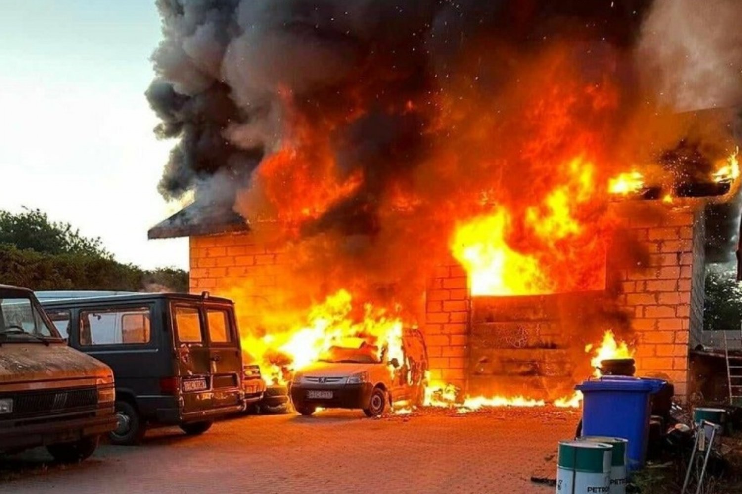 Tragedia w Tczewskich Łąkach. W domu spłonęły matka z małą córką.