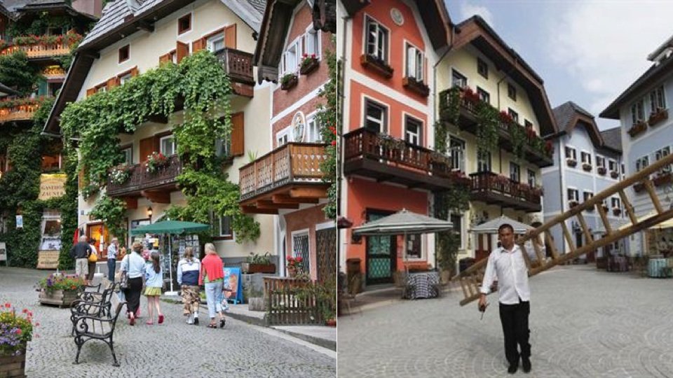 Hallstatt po austriacku i po chińsku