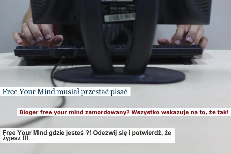 Prawicowi blogerzy zastanawiają się co stało się z Free Your Mind, który blogował na Salon24